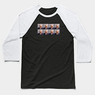 Trump Mugshot Collage Baseball T-Shirt